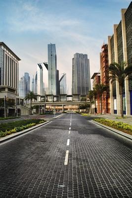 Download Street View in Dubai United Arab Emirates Uae Journal: 150 Page Lined Notebook/Diary -  file in ePub