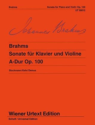Read Sonata for Violin and Piano in A Major, Op. 100 - Johannes Brahms file in PDF
