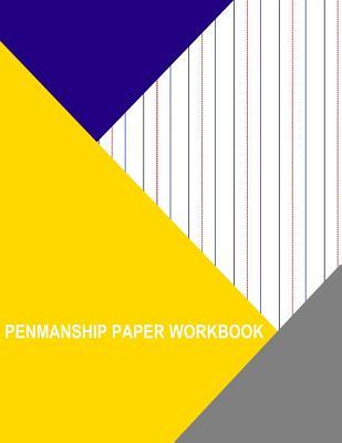 Read Penmanship Paper Workbook: Landscape 9 Colored Lines Per Page -  | ePub