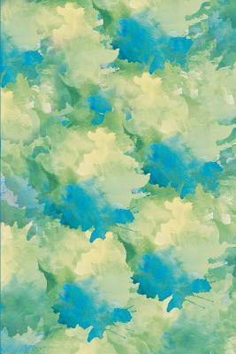 Read Online Sketchbook: Watercolor Abstract (Blue and Yellow) 6x9: Blank Journal with Unlined, Unruled Pages -  | PDF