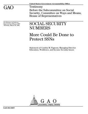 Read Social Security Numbers: More Could Be Done to Protect Ssns - U.S. Government Accountability Office | PDF