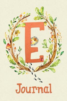 Read Cute Woodland Critter Journal with Initial: Cute Woodland Hedgehog Journal Initial 'e' - Purple Calico Press | ePub