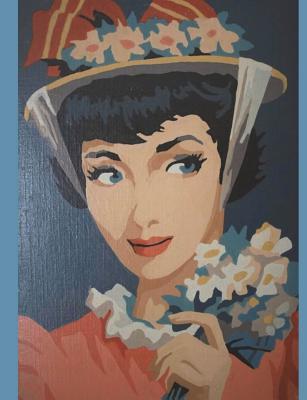 Full Download Composition Book Journal: : Vintage Paint-By-Number Pbn, Mid Century, Lady of Paris Motif Cover, College Ruled Paper, 150 Blank Lined Sheets, 9-3/4 X 7-1/2. - A.D. Rutledge file in PDF