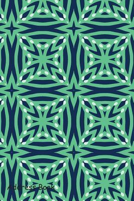 Full Download Address Book: For Contacts, Addresses, Phone Numbers, Email, Note, Alphabetical Index with Green on Blue Pattern Background - Shamrock Logbook | ePub