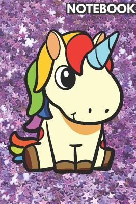 Read Online Notebook: Cute Unicorn on Purple Glitter Effect Background, Lined Paper Note Book for Girls, for Drawing, Sketching & Crayon Coloring (Kids Journal Books) - Janice H. McKlansky Publishing | PDF