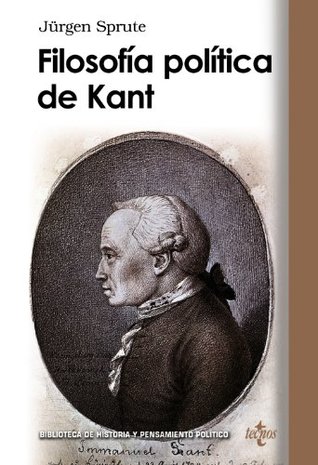 Full Download Filosofia politica de Kant/ Political philosophy of Kant (Biblioteca De Historia Y Pensamiento Politico) - Jurgen Sprute | PDF