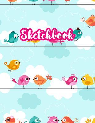 Download Sketchbook: Cute Drawing Note Pad and Sketch Book for Kids, Girls and Adult - Large 8.5 x 11 Matte Cover with White Interior (Perfect for Sketching, Coloring, Watercolor, Mixed Media, Doodling, Write and Draw Journal and Notebook) - Cecilia Barr file in ePub