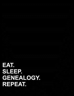 Read Eat Sleep Genealogy Repeat: Graph Paper Notebook: 1 cm Squares, Blank Graphing Paper with Borders -  file in PDF