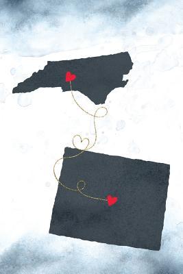 Read Online North Carolina & Wyoming: Long Distance Out of State Notebook - Blank Lines -  | ePub