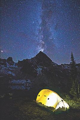Read Mountain Tent Camping at Night: Journal Notebook with blank lined pages Tent Camping in the Mountains at Night with Milky Way & Stars - Perky Pages | PDF