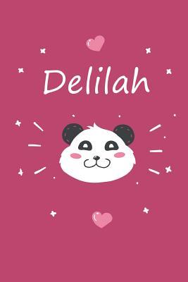 Download Delilah: A cute personalized panda notebook/ diary for girls and women, with 100 lined pages in 6x9 inch format. Personal Diary Personalized Journal Customized Journal -  | ePub