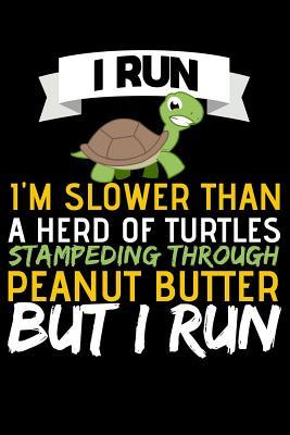Download Notebook: Slow Turtle Funny Marathon Runner Gift Run Cartoon Black Lined Journal Notebook Writing Diary - 120 Pages 6 x 9 -  file in ePub