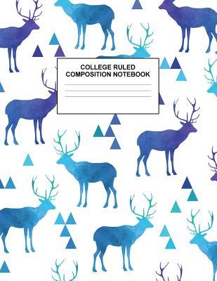 Full Download College Ruled Composition Notebook: Cute Blank Lined Journal to Write In with White Paper Rule Pages for School Subject and Writing Pad: Design Code A4 2534 - Nifty Prints | PDF