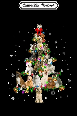 Read Online Composition Notebook: Cute dogs Christmas Tree gift decor Xmas tree Journal/Notebook Blank Lined Ruled 6x9 100 Pages - Hans-Gerd Frohlich | ePub